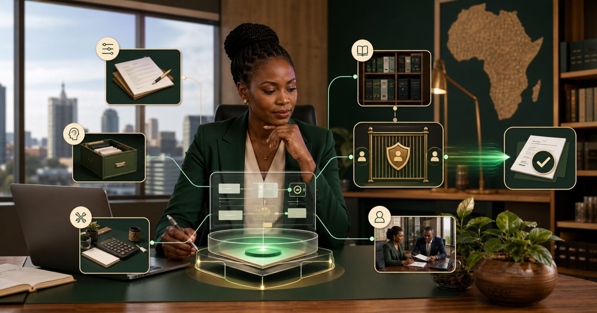 A manager overseeing an AI agent connected to approved knowledge, memory, tools and permission gates.